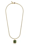 Ettika Jade Pendant Necklace