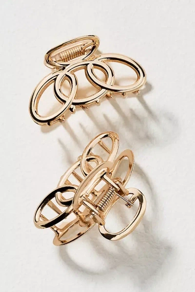 Ettika Keep It Simple Gold Claw, Set Of 2
