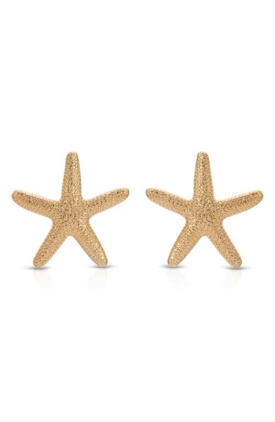 ETTIKA ETTIKA LARGE STARFISH STUD EARRINGS