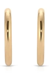 Ettika Large Thick Classic Hoop Earrings In Gold