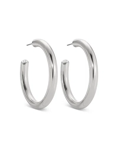 ETTIKA LARGE THICK CLASSIC HOOP EARRINGS