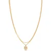 Ettika Layered Chain Pendant Necklace In Gold