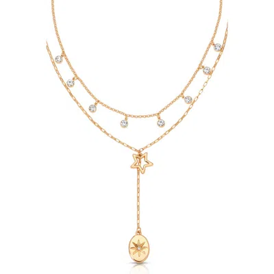 Ettika Layered Lariat Necklace