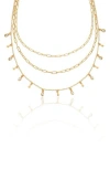 Ettika Layered Necklace In Gold