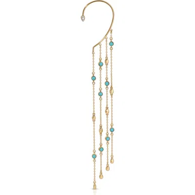 ETTIKA ETTIKA LINEAR CHAIN STATEMENT EAR CUFF