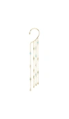 Ettika Linear Chains Statement Ear Cuff In Gold