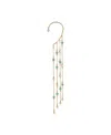 Ettika Linear Chains Statement Ear Cuff In Gold