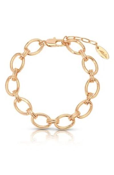 Ettika Linked Up Chain Bracelet In Gold