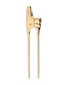 Ettika Number One Metal French Hair Pin In Gold