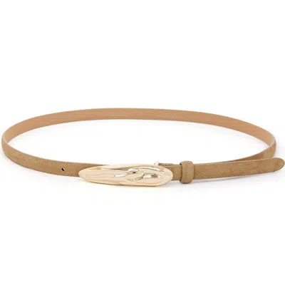 Ettika Liquid Luxe Belt In Brown