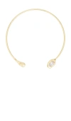 Ettika Liquid Luxe Contour Collar In Gold