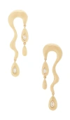 Ettika Liquid Luxe Lustre Drop Earring In Gold