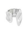 Ettika Liquid Luxe Open Ring In Metallic