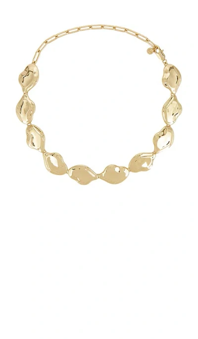 Ettika Liquid Luxe Statement Choker In Gold