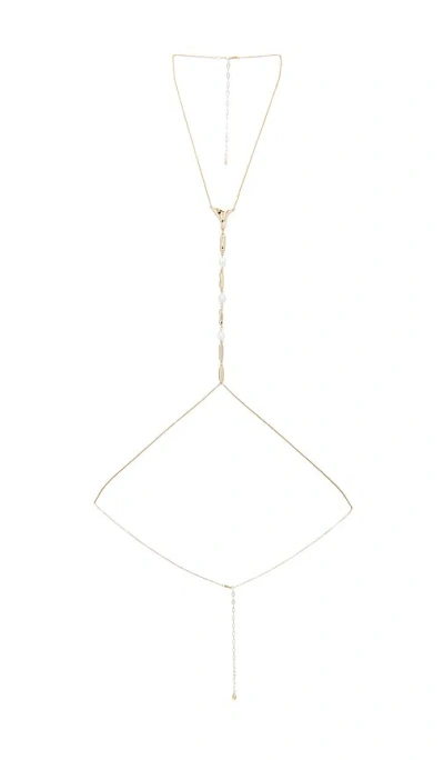 Ettika Liquid Melt Body Chain In Gold