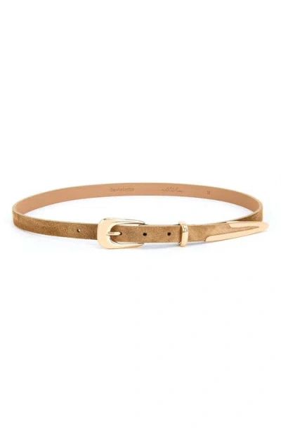 Ettika Liquid Metal Western Buckle Belt In Gold