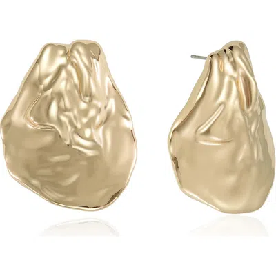 Ettika Liquid Statement Earrings In Gold