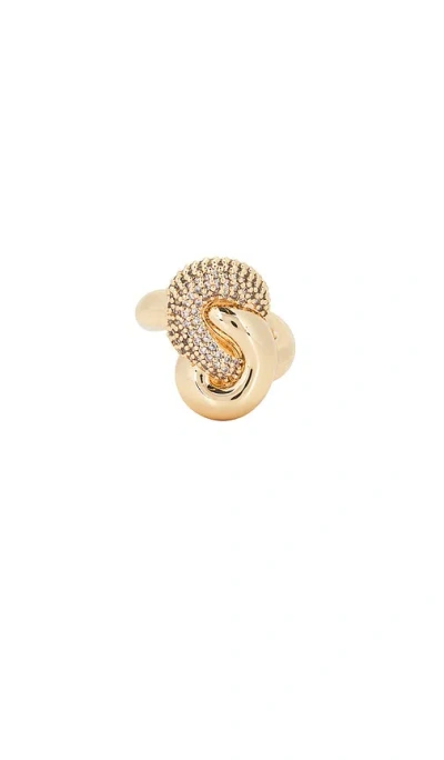 Ettika Love Me Knot Ring In Gold
