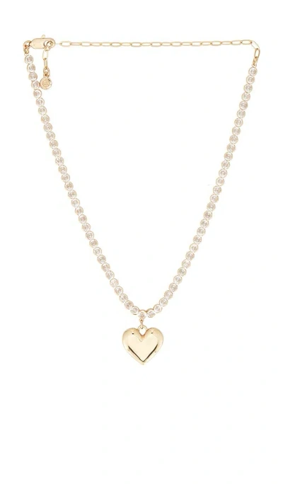 Ettika Luminous Love Tennis Necklace In Multi