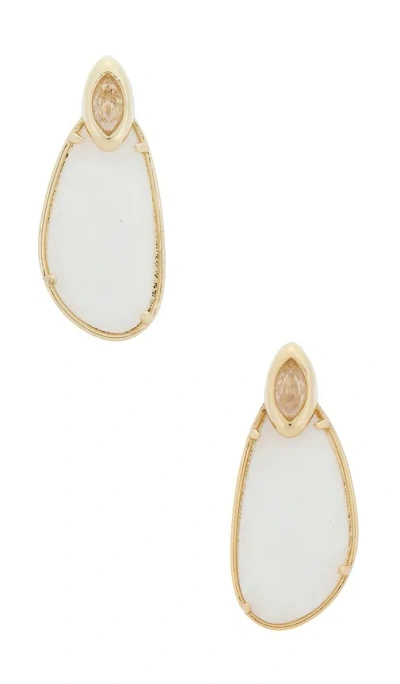 Ettika Majestic Stone Earrings In Gold