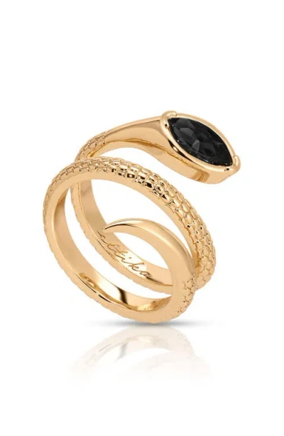 Ettika Marquise Coil Ring In Gold