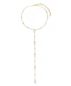 Ettika Marquise Crystal Lariat Necklace In Gold