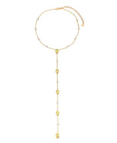 ETTIKA MARQUISE CRYSTAL LARIAT NECKLACE
