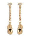 Ettika Marquise Drop Earrings In Gold