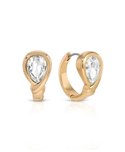 Ettika Marquise Mini Hoop Earrings In Gold