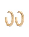 Ettika Large Thick Classic Hoops In Gold