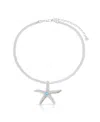 Ettika Mermaid Cove Starfish Pendant Necklace In Metallic