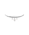 Ettika Imitation Pearl Mermaid Barrette In Silver