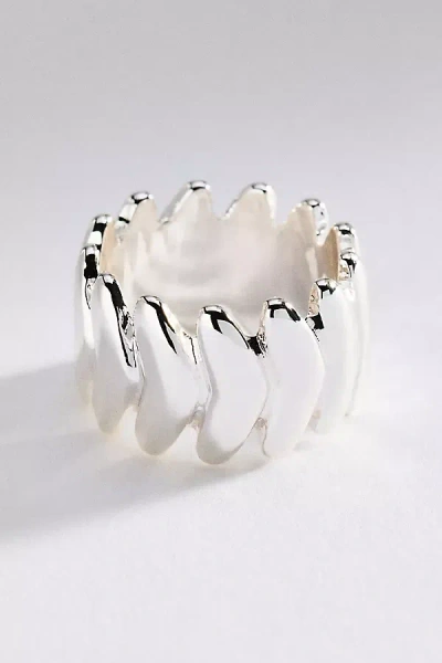 Ettika Metal Moderna Ring In Silver