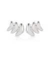 Ettika Metal Moderna Stud Earrings