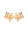 Ettika Metal Moderna Stud Earrings