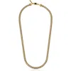 Ettika Miami Cuban Chain Necklace In Brass