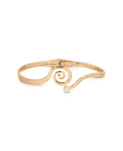 ETTIKA MINI AURA SWIRL CUFF BRACELET