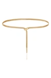 Ettika Minimalist Adjustable Chain Belt