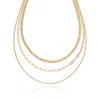 Ettika Mixed Chain Layered Necklace In Gold