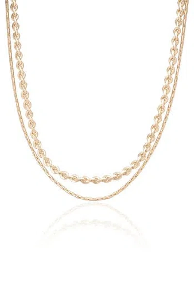 Ettika Mixed Layers Necklace In Gold