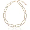 Ettika Mixed Link Chain Necklace In Metallic