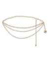 Ettika Modern Edge Multi Row Chain Belt