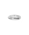 Ettika Modern Flow Statement Ring In Metallic