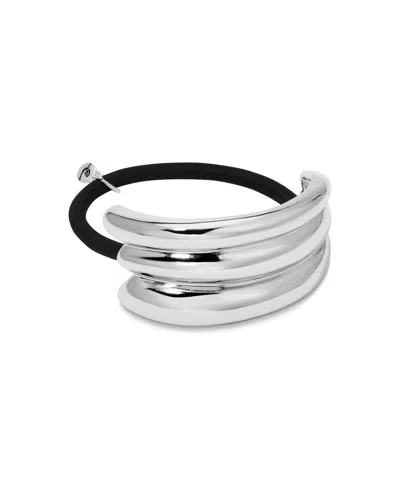 Ettika Modern Rows Hair Tie In Metallic