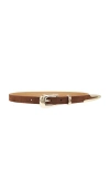 Ettika Modern Saddle Belt In Brown