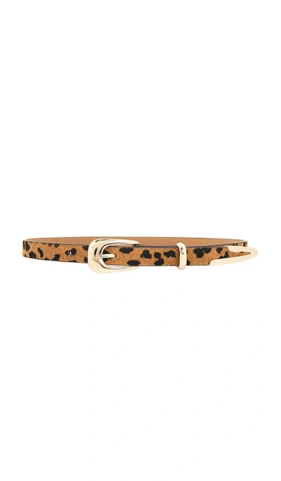 Ettika Modern Saddle Belt In Brown