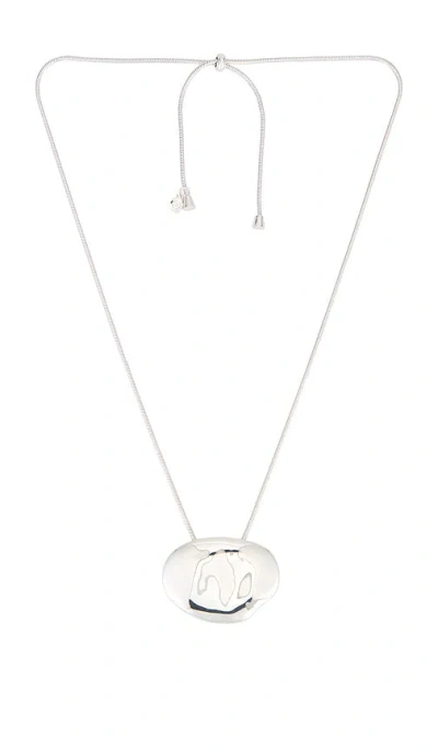 Ettika Molten Metal Pendant Necklace In Neutral