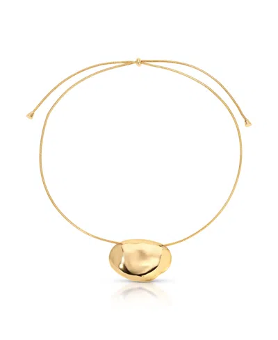 Ettika Molten Metal Pendant Necklaces In Gold