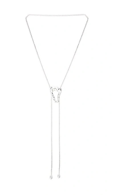 Ettika Molten Muse Bolo Lariat Necklace In Metallic