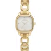 Ettika Mother-of-pearl Square Bracelet Watch In Gold